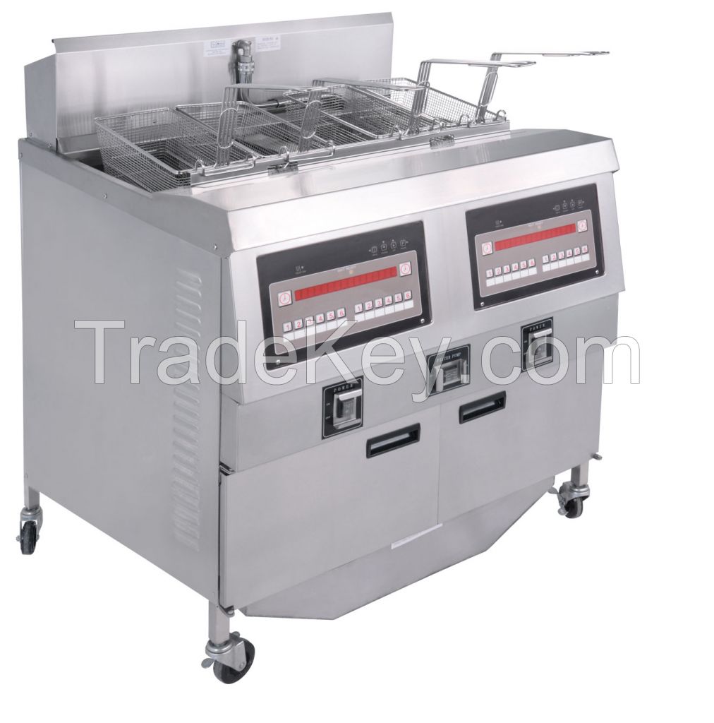 Automatic Oil Saving Gas Open Fryer