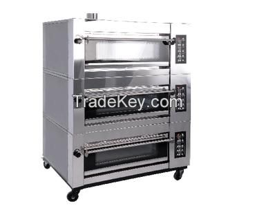 Gas Deck Oven with Steam (computer panel) YXY-F60A