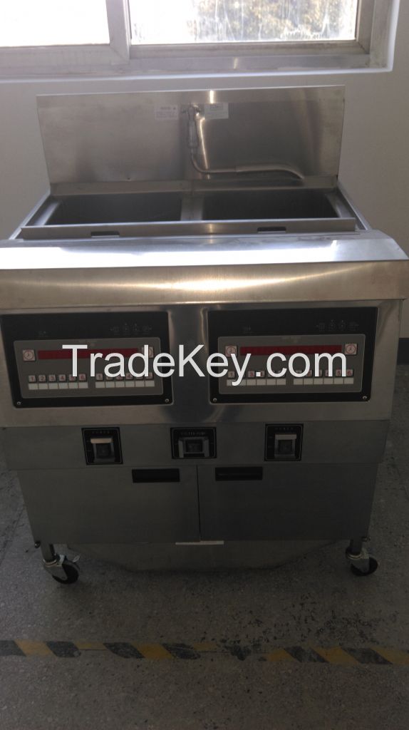 Double Tank Electric Open Chicken Fryer