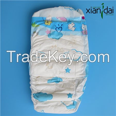 Disposable Baby Diaper with super absorbent SAP