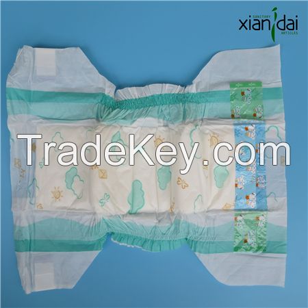 Disposable Baby Diaper with super absorbent SAP