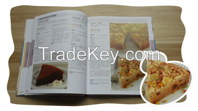 Top quality customized hardback book printing