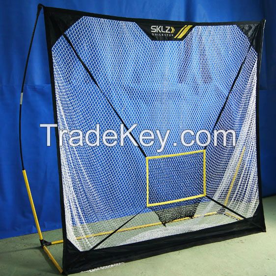 Baseball batting rebound net for training