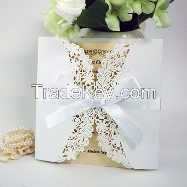 Elegant Laser Cut Wedding Cards