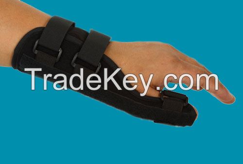 Samderson cock-up wrist brace and thumb spica splint