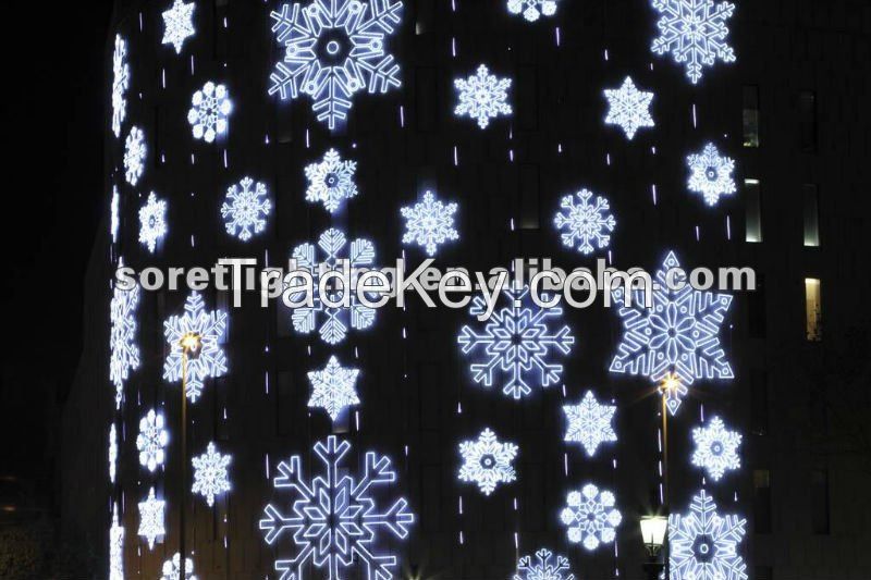 led christmas decorative lights snowman led motif light