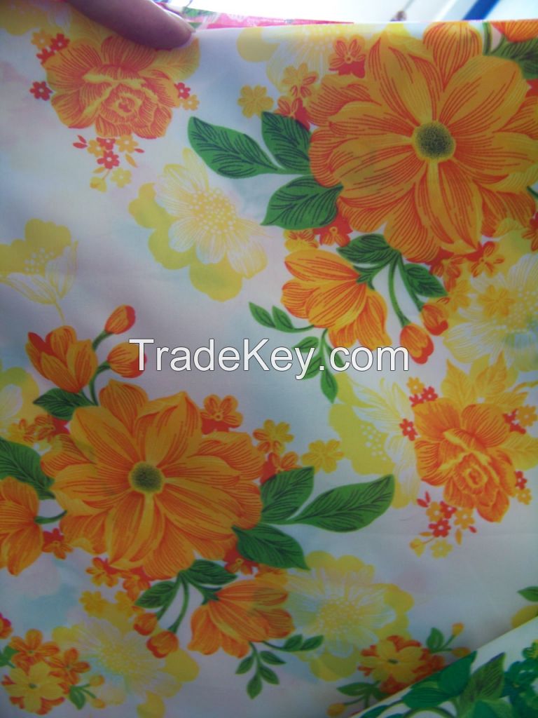 high quality  flower printing cloth 