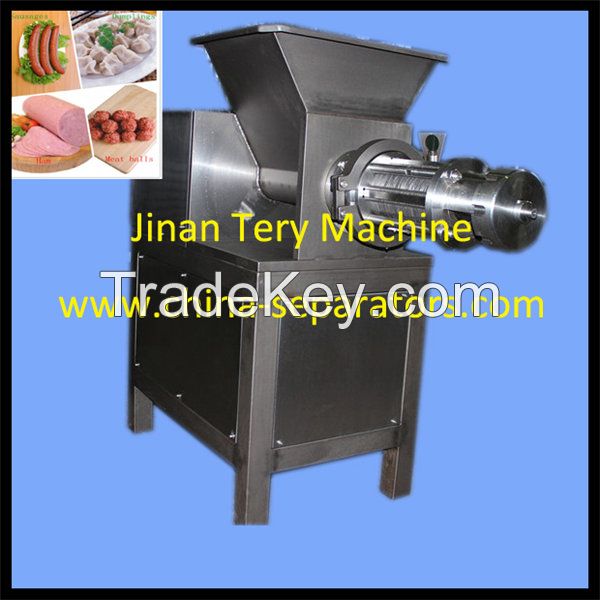 Economical type chicken bone and meat separator
