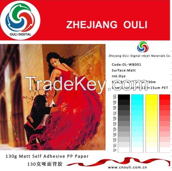 130G Matt Self Adhesive PP Paper