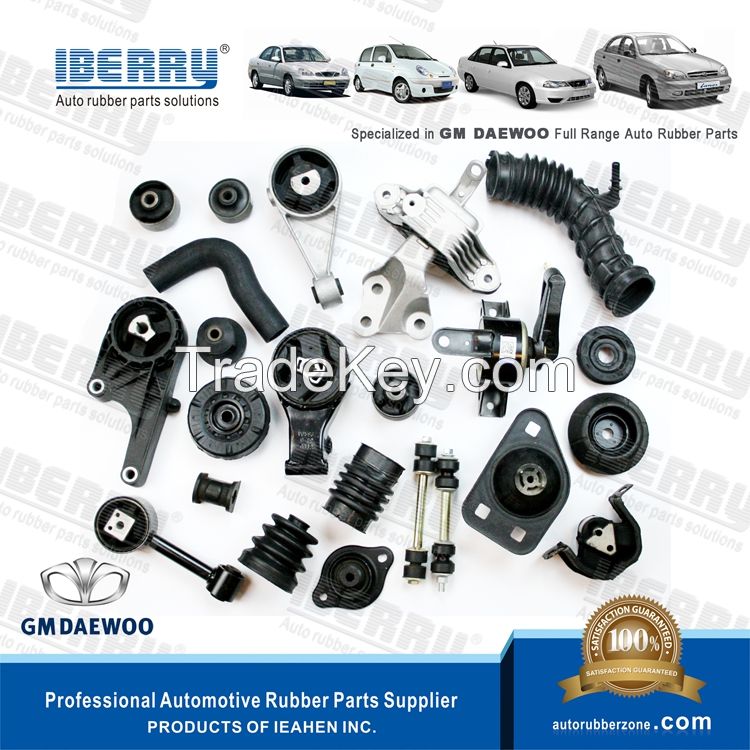 Daewoo Auto Rubber Parts - Engine Mounts , Strut Mount , Stabilizer Link , Control Arm , Bushing , Engine Hose , CV Joint Boot , Oil Seal