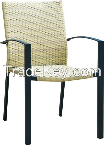 aluminium rattan outdoor chair