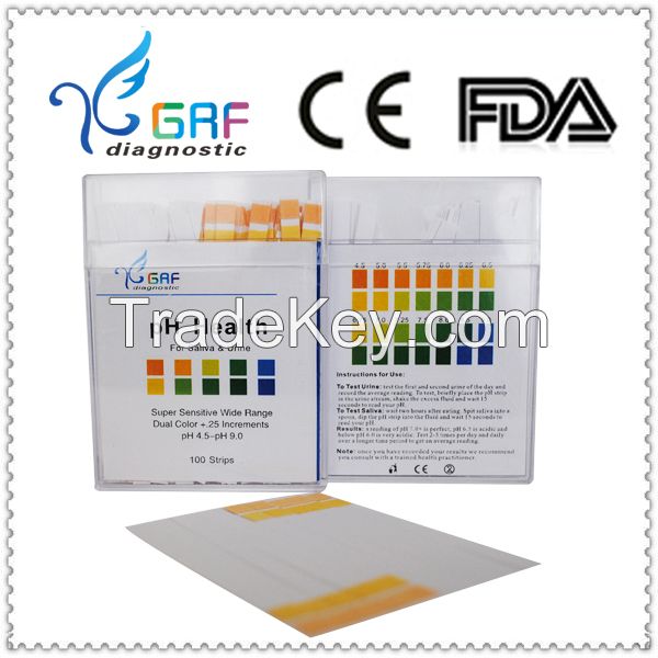 GRF Diagnostic pH test paper 4.5-9.0