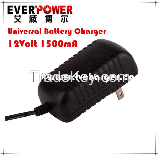 Wall mount Everpower Universal 12V 800mA Trickle Charger model:EP-3PA1015SW