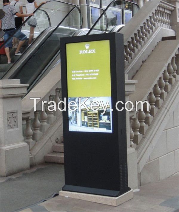 55 inch Outdoor IP65 TFT High Brightness Floor Standing CSOT LCD Display