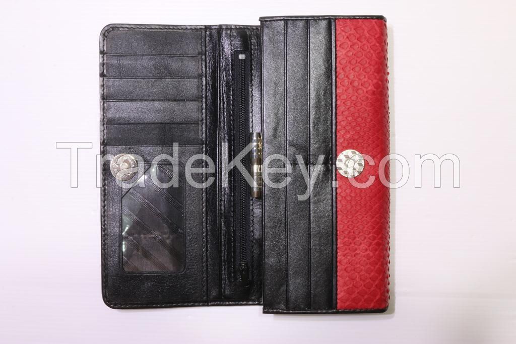 Python Leather Wallet for Ladies 2368