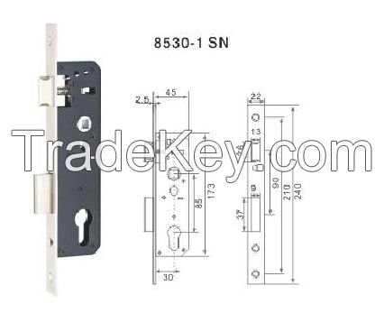 Popular Mortise door handle lock body YN-L8530018