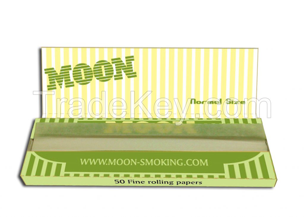 Custom Brand cigarette rolling Paper 1 1/4 72-100 Booklets in Jars
