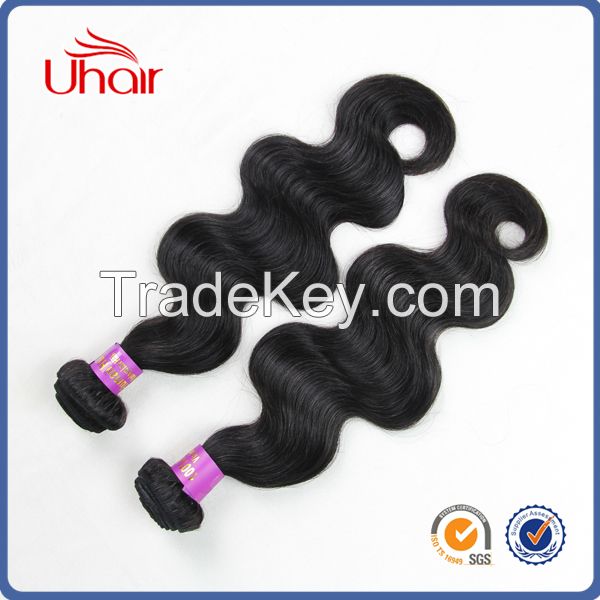 Fashion style body wave color 4 100 percent raw virgin brazilian hair charming wholesale brazilian hair 