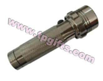 Aluminium 1 LED Carabiner Flashlight with Whistle (TPCF-004)