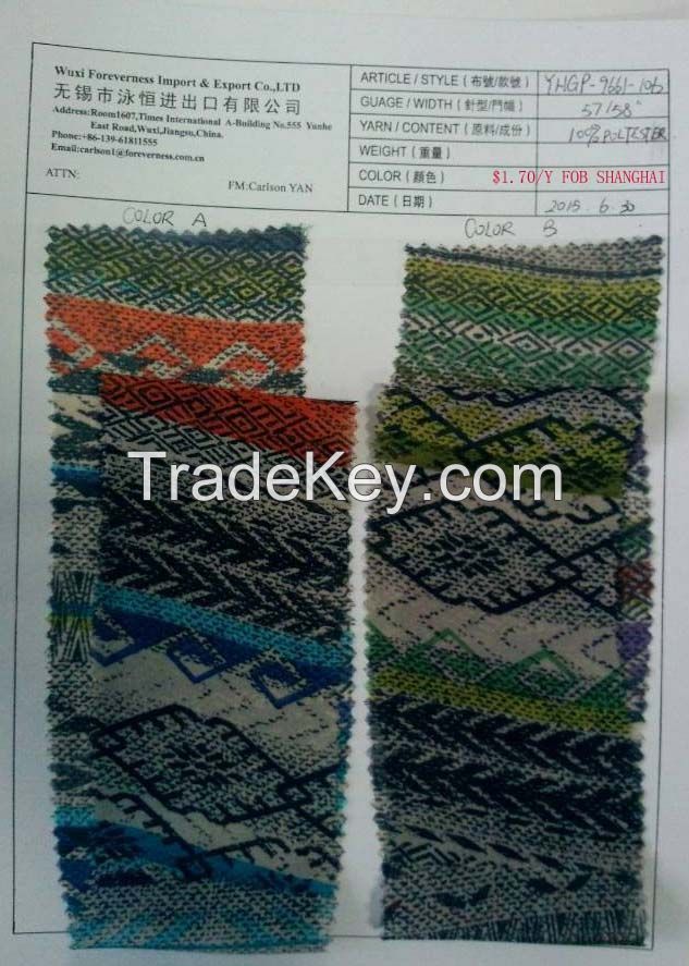 100%POLYESTER  PRINTED FABRIC