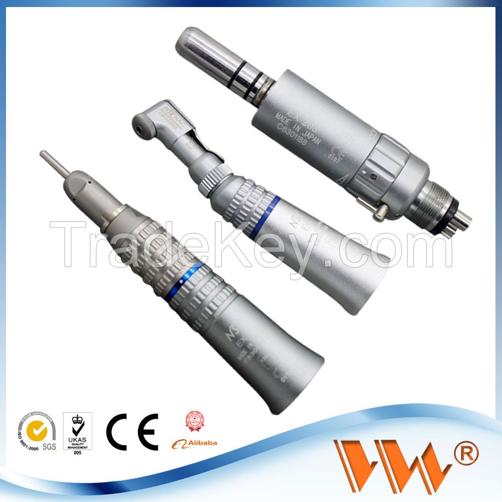 Wholease External Water Spray Dental Handpiece Micro Motor with dental contra angle handpiece