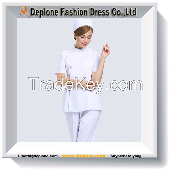 Medical White Nurse Long Sleeve Working Uniform&Workwear