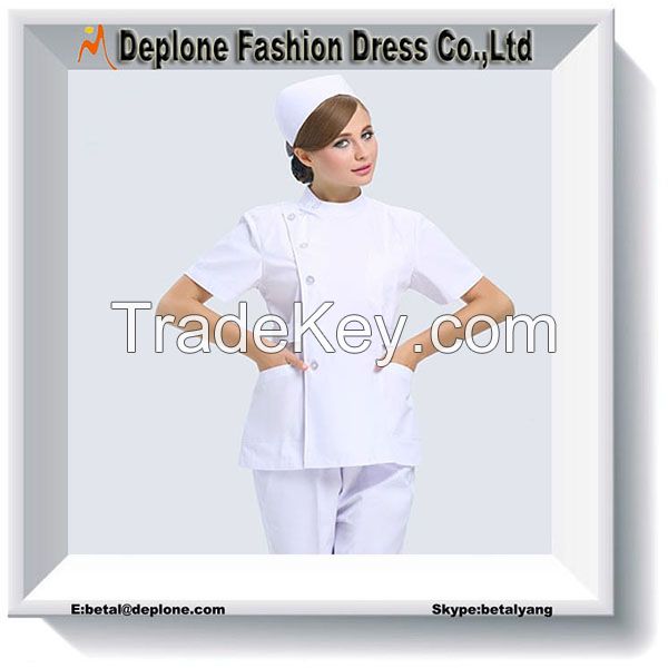 Medical White Nurse Long Sleeve Working Uniform&Workwear