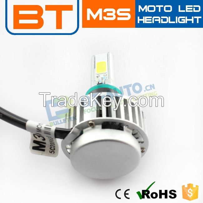 LED Motorcycle Headlight Conversion Kits 30w 2500lm Hi/Lo Beams LED Motor Lights