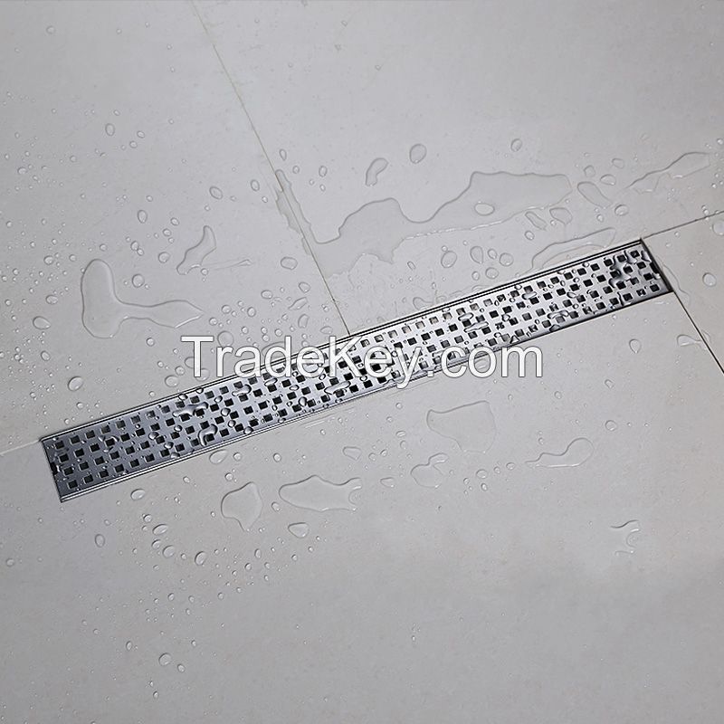 60cm Linear Shower Drain Stainless Steel Long Floor Drain