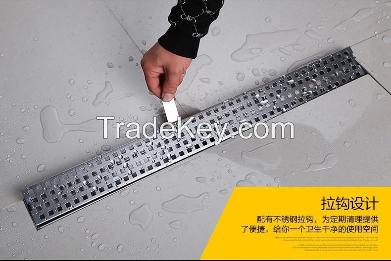 60cm Linear Shower Drain Stainless Steel Long Floor Drain