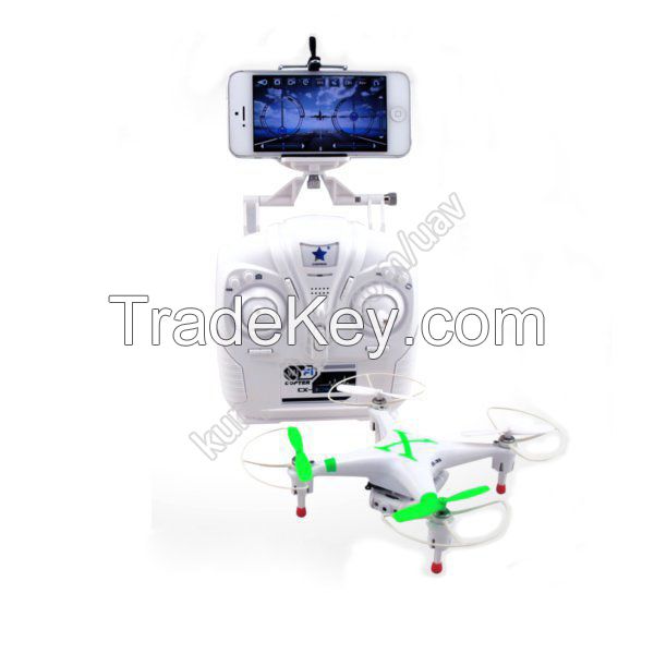 FPV RC Quadcopter with Camera iPhone Wifi Transmission +Transmitter RTF RC Helicopter Drone UFO KP018
