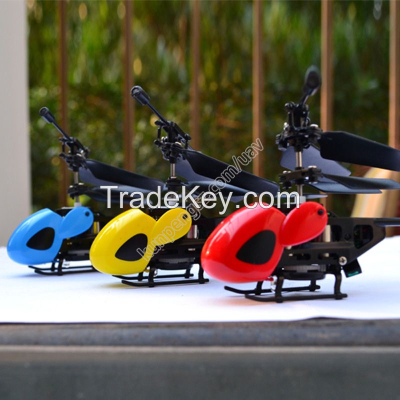 Mini RC Helicopter the Machine Model of Spinning Top Instrument Charge Toy UAV RC Quacopter KP022