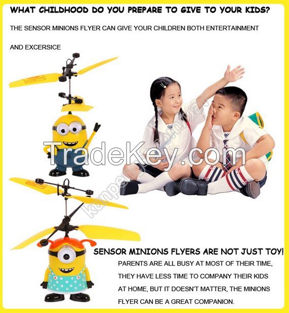 Despicable ME Minion Infrared RC Remote Control Helicopter Flying Toy Very cool and fun helicopter., very cute style, great gift idea!
