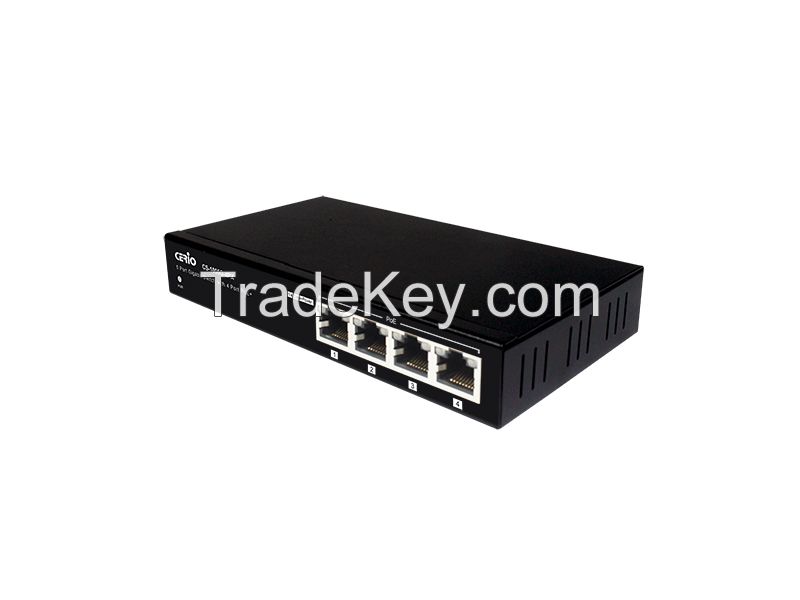 5 Port 10/100/1000M Gigabit Switch with 4 port PoE+(60Watt Power)