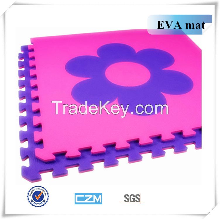 The five-star flower EVA floor Mat 