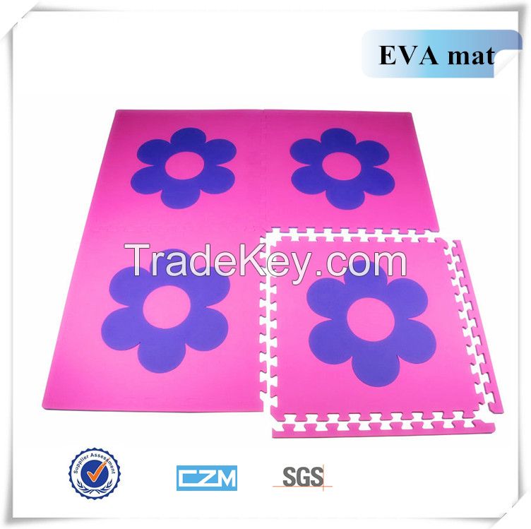 The five-star flower EVA floor Mat