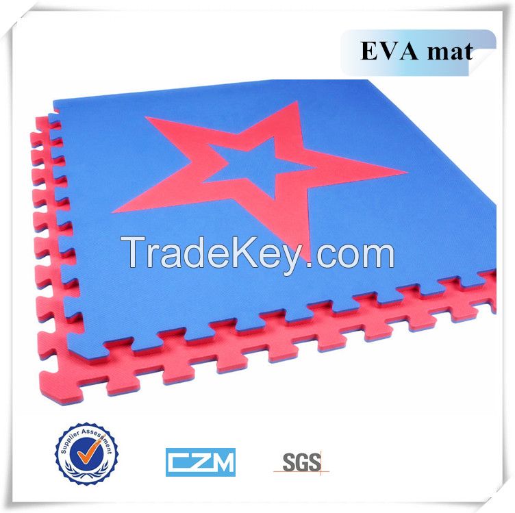 The five-star flower EVA floor Mat 