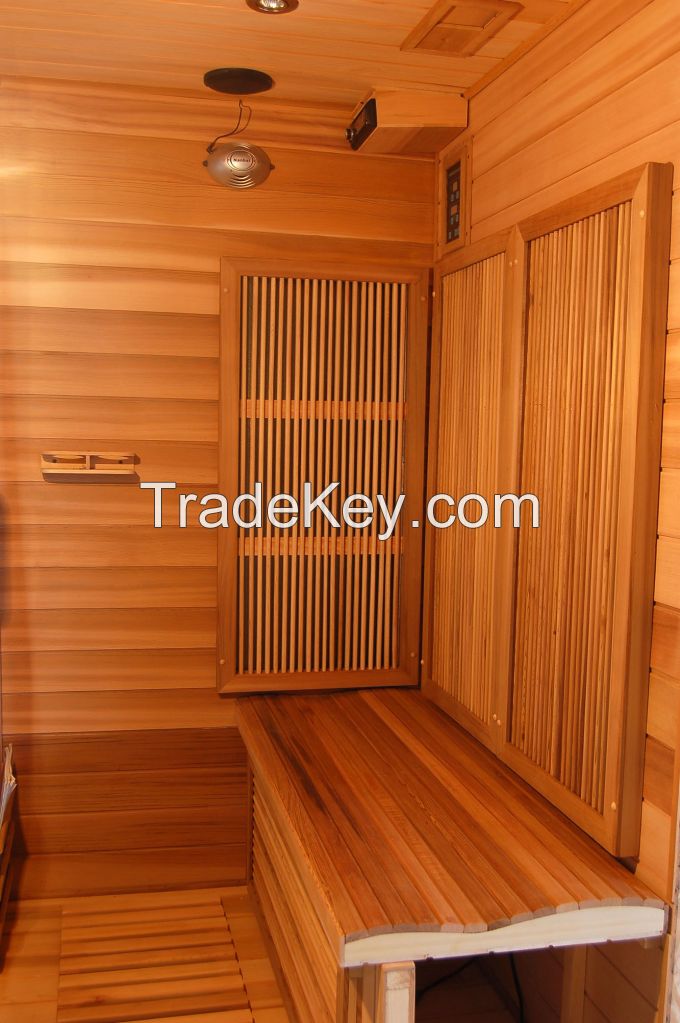 2 people Red Cedar carbon infrared sauna