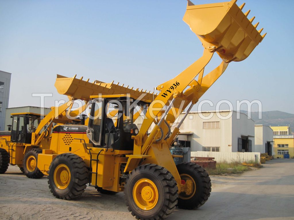WY955 double roacker arm  5ton with 3m3 bucket 