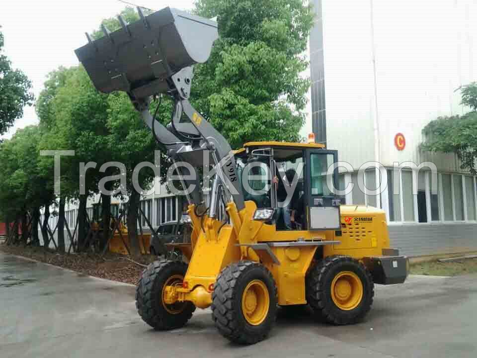 WY918 small wheel loader 1.8ton with 1m3 bucket 