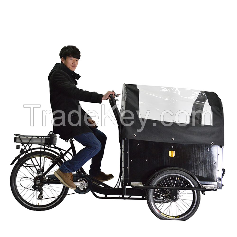 CE best price pedal recumbent cargo trike with cabin for adults