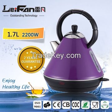 Pyramid stainless steel electric kettle for teahouse 2.0L