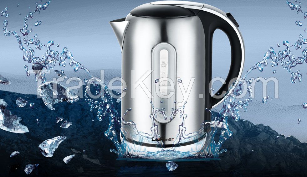 cordless electric kettle with water window 1.7L