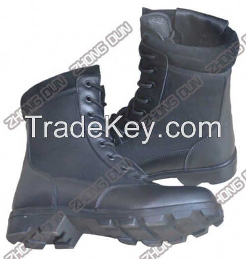 factory OEM High quality leather work safety boots men, military boot