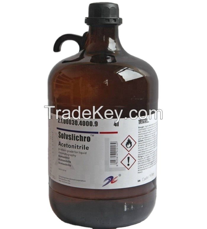 Methyl Cyanide Best Price of Acetonitrile High Quality 99.99% HPLC Grade Acetonitrile