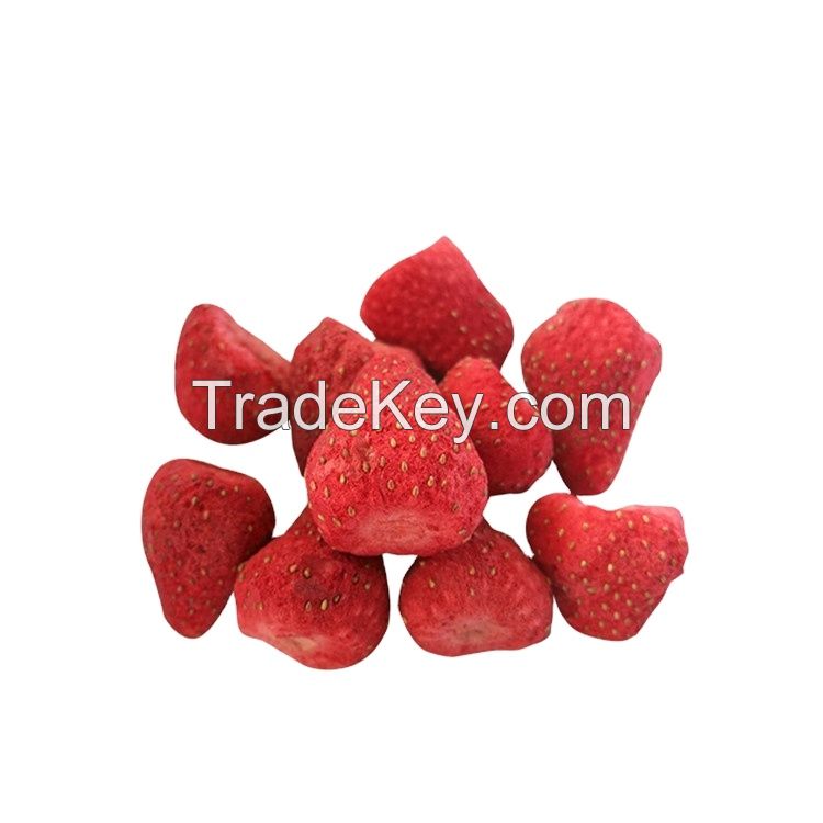 Vacuum dehydrated fruit freeze dried strawberry diced