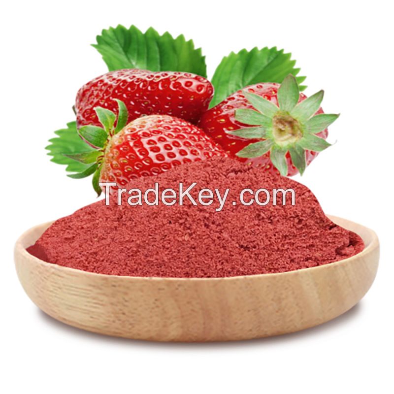 Free Sample Freeze dried strawberry Fruit powder With good Solubility