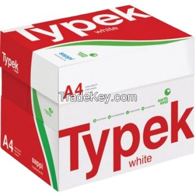 HIGH QUALITY TYPEK A4 COPY PAPER (80GSM/75GSM/70GSM) For Sale