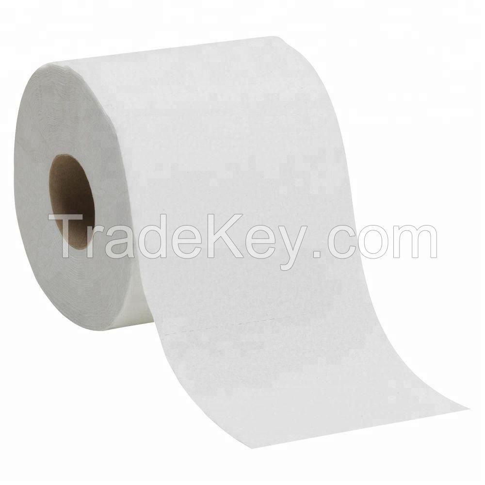 Recycled Pulp Paper Custom Toilet Tissue Paper Jumbo Roll