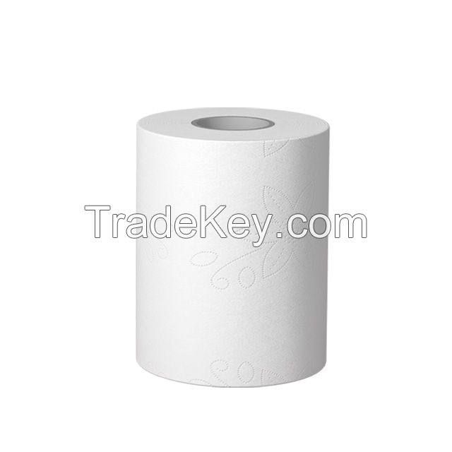 Wholesale 3 ply layer printed core bathroom tissue/toilet paper/toilet tissue roll